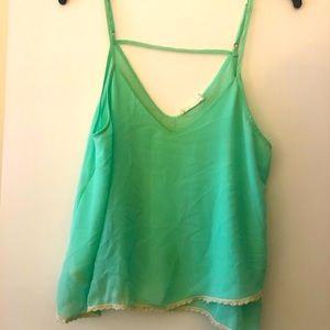 3/$12 Lush Sleeveless Green Top